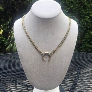 Double Take Horn Necklace